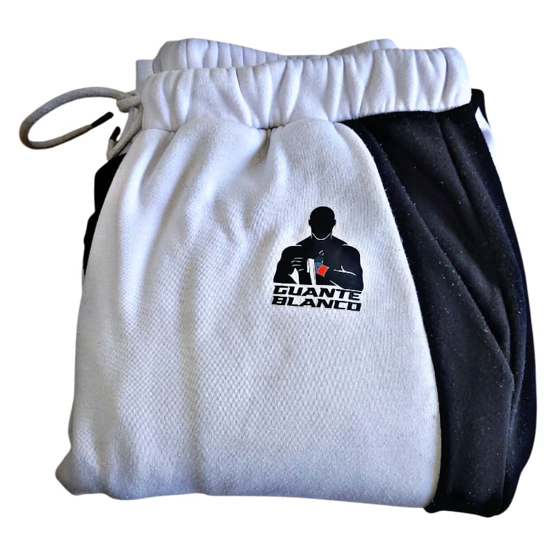 Sudadera blanca/negra - clásica - Imagen 2