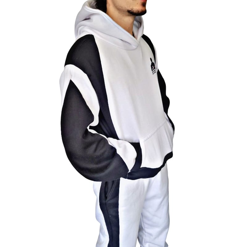 Sudadera blanca/negra - clásica - Imagen 6